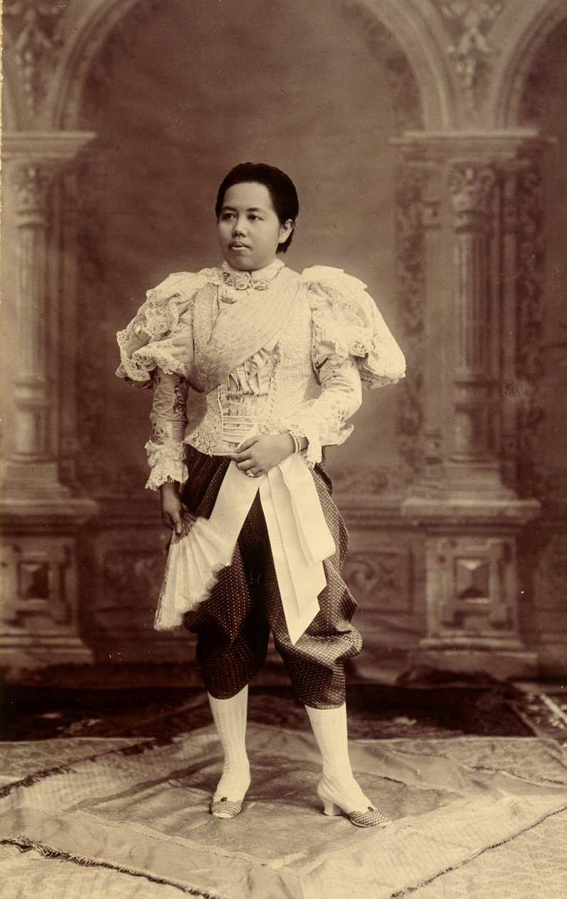 Dronning Saovabha Bongsri, 1890 av Robert Lenz