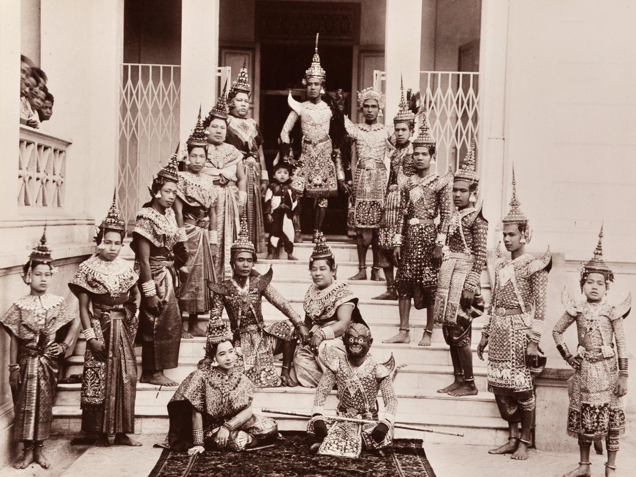 Thai klassiske dansere, ca. 1900 av Robert Lenz