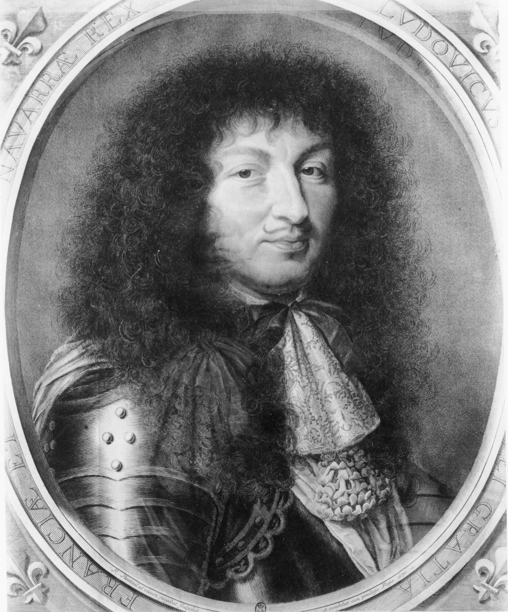 Ludvig XIV, 1676 av Robert Nanteuil