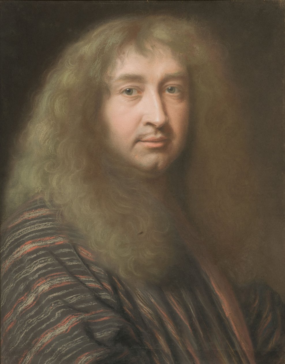 Selvportrett (farget kritt på papir) av Robert Nanteuil
