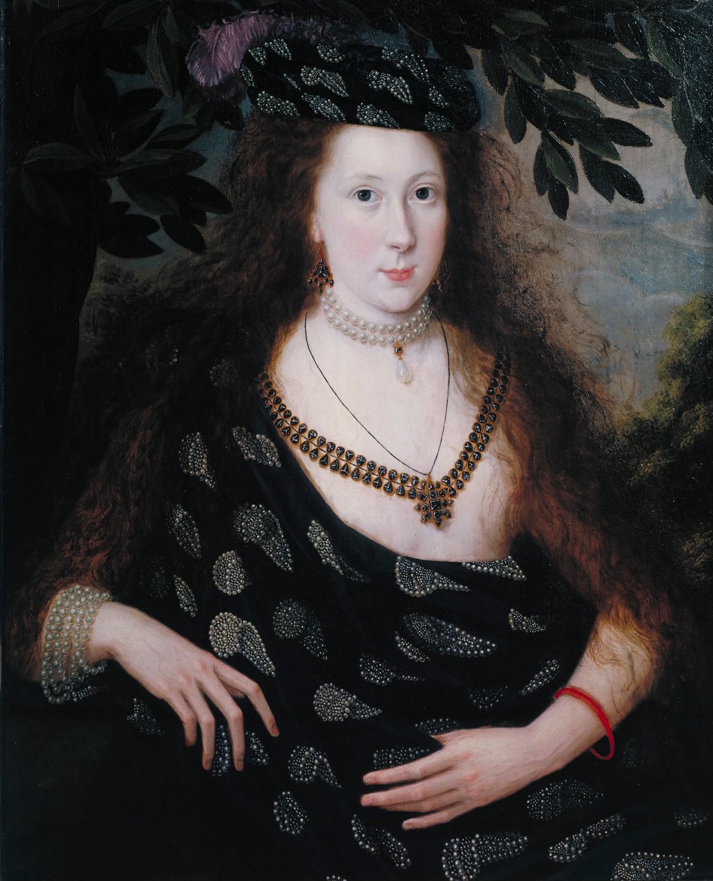 Lady Elizabeth Pope av Robert Peake