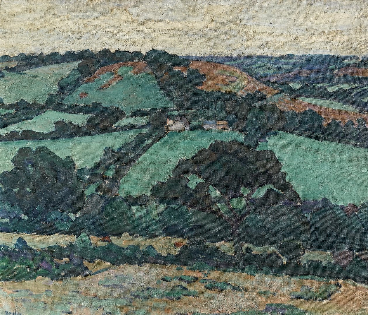 Brimley Hill, Devon, 1914-16 av Robert Polhill Bevan
