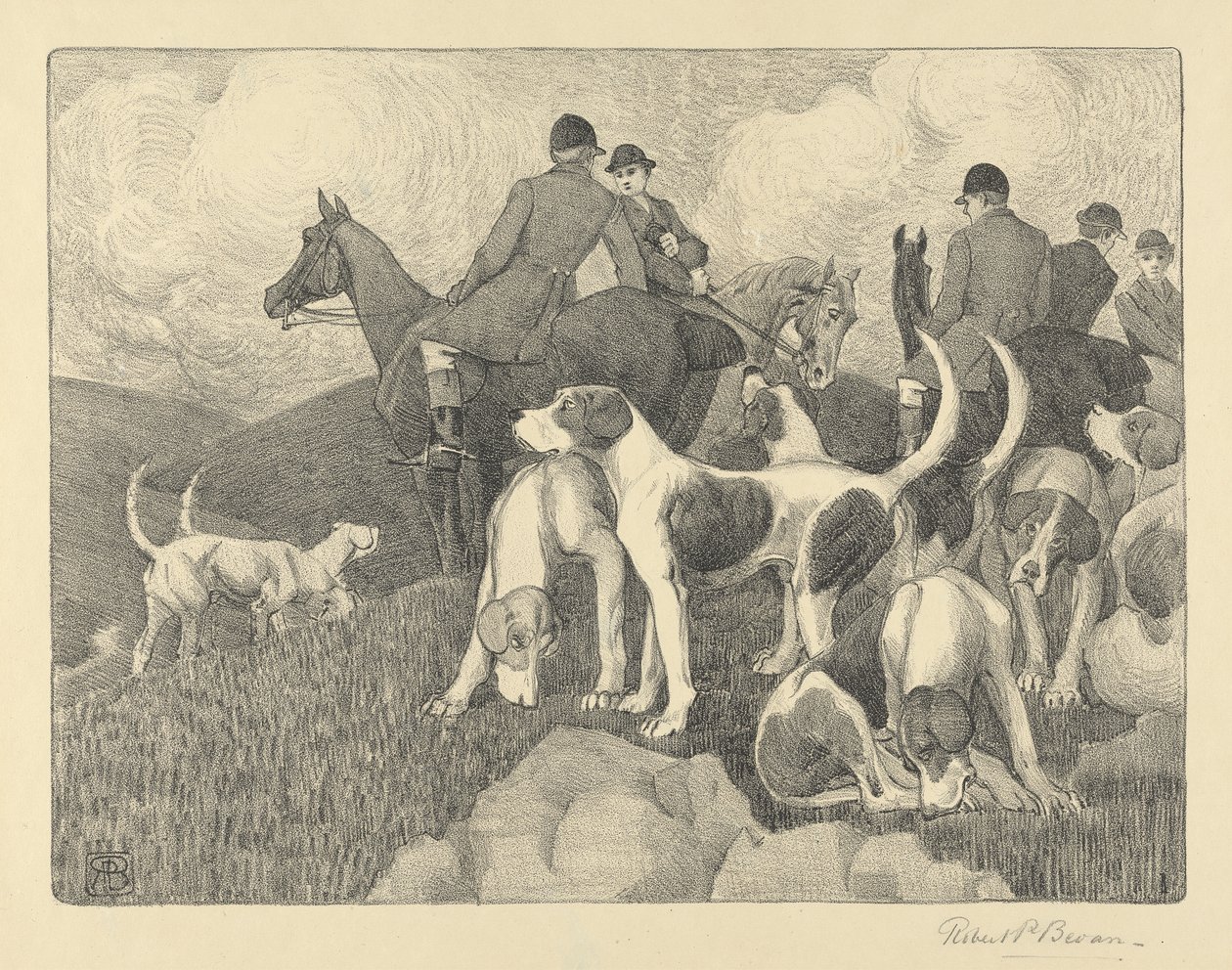 Møtet, 1898 av Robert Polhill Bevan