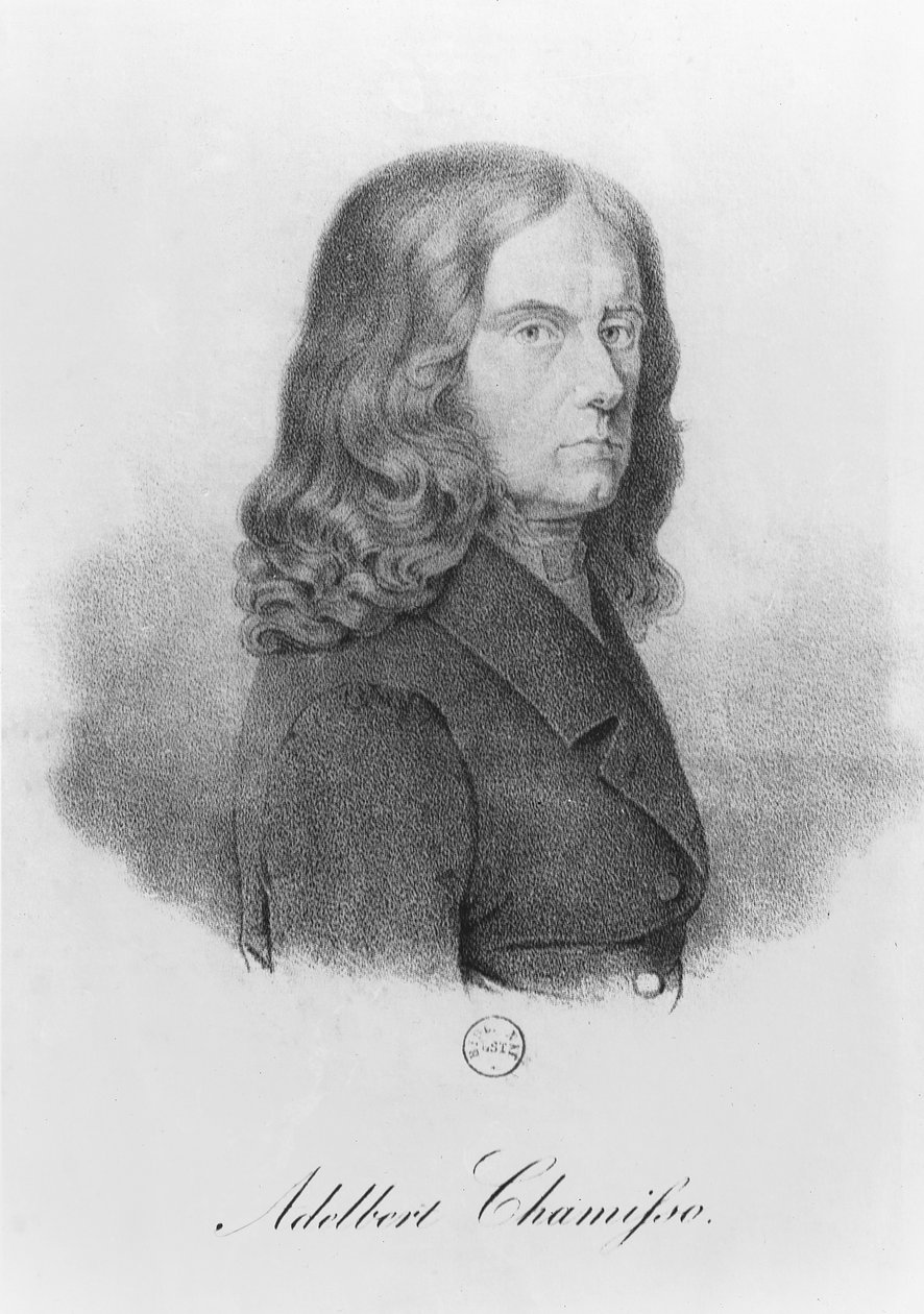 Adelbert fra Chamisso de Boncourt av Robert Reinick