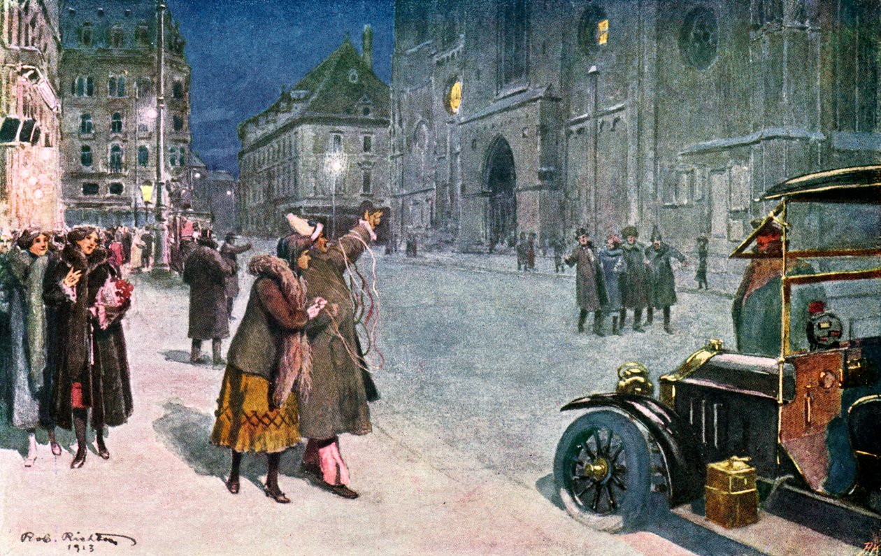 WIEN - STEFANSPLATZ av av Robert Richter