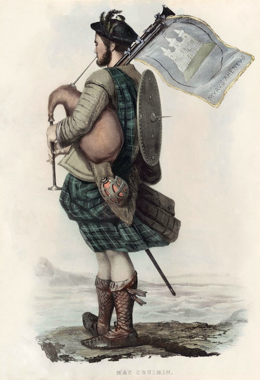 Mac Cruimin, fra The Clans of the Scottish Highlands, pub.1845 av Robert Ronald McIan