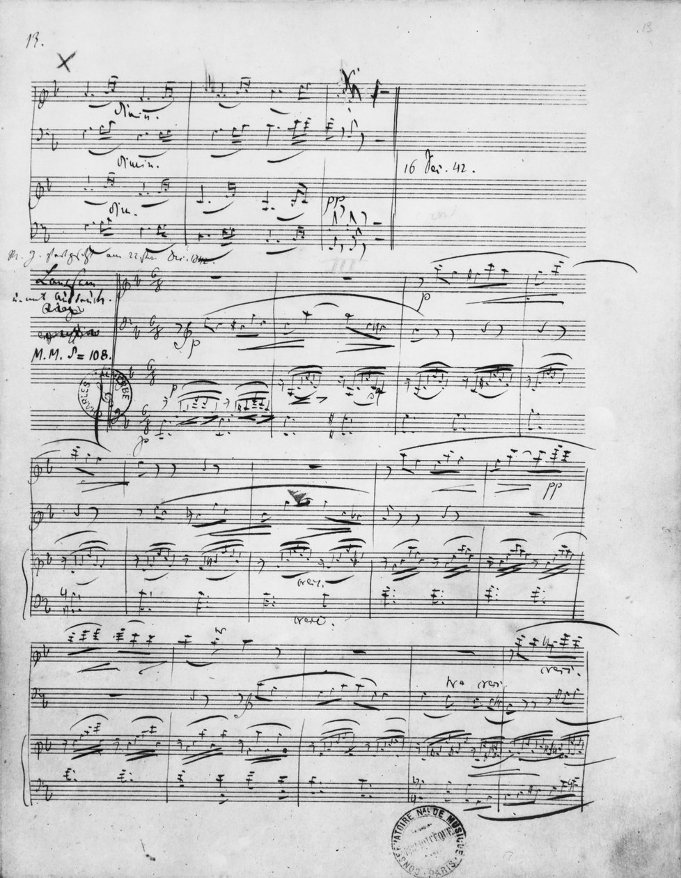 Ms.312, Phantasiestucke, Opus 88, for piano, fiolin og cello, 1842 av Robert Schumann