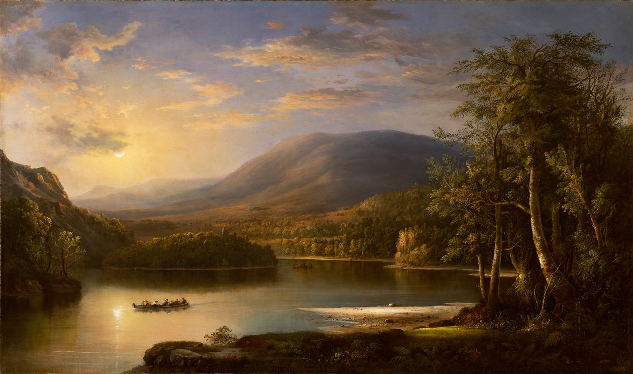 Ellens Isle, Loch Katrine, 1871 av Robert Scott Duncanson