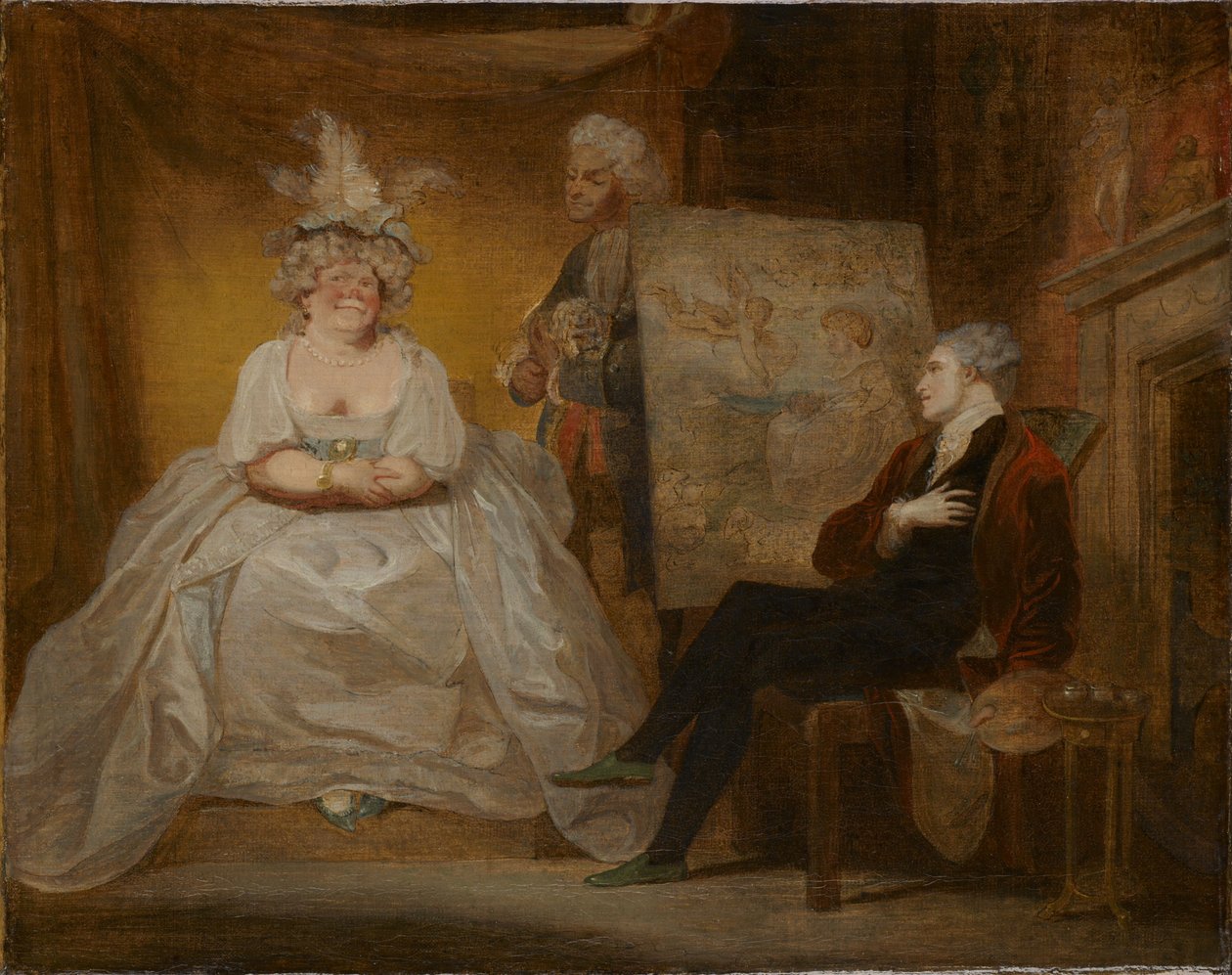 Scene fra Samuel Footes skuespill, Taste av Robert Smirke