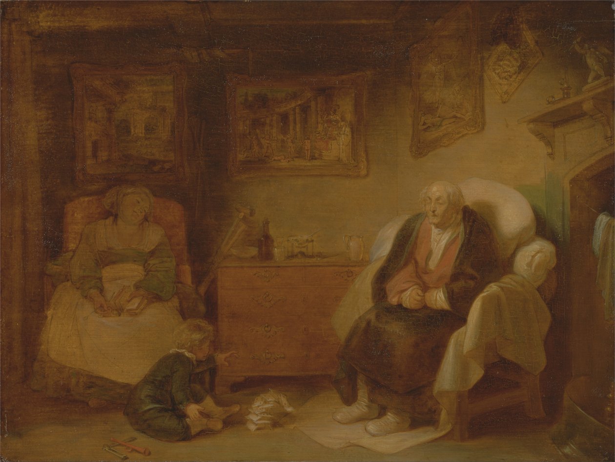 The Seven Ages of Man- Second Childishness, As You Like It, II, vii av Robert Smirke