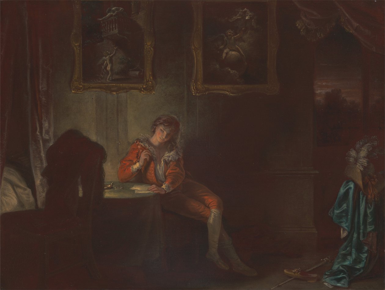 The Seven Ages of Man- The Lover, As You Like It, II, vii av Robert Smirke
