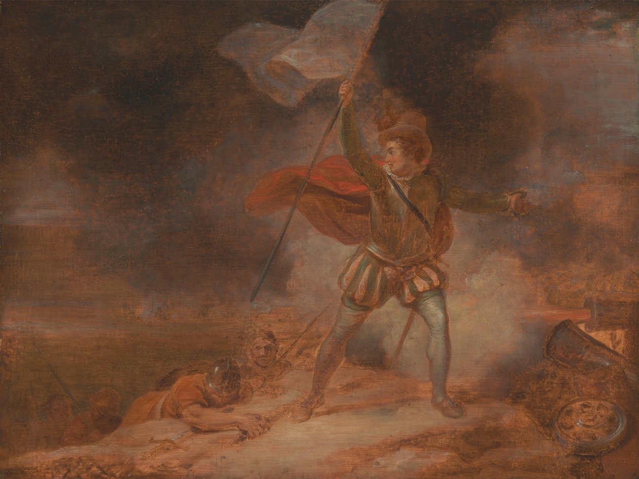 The Seven Ages of Man- The Soldier, As You Like It, II, vii av Robert Smirke