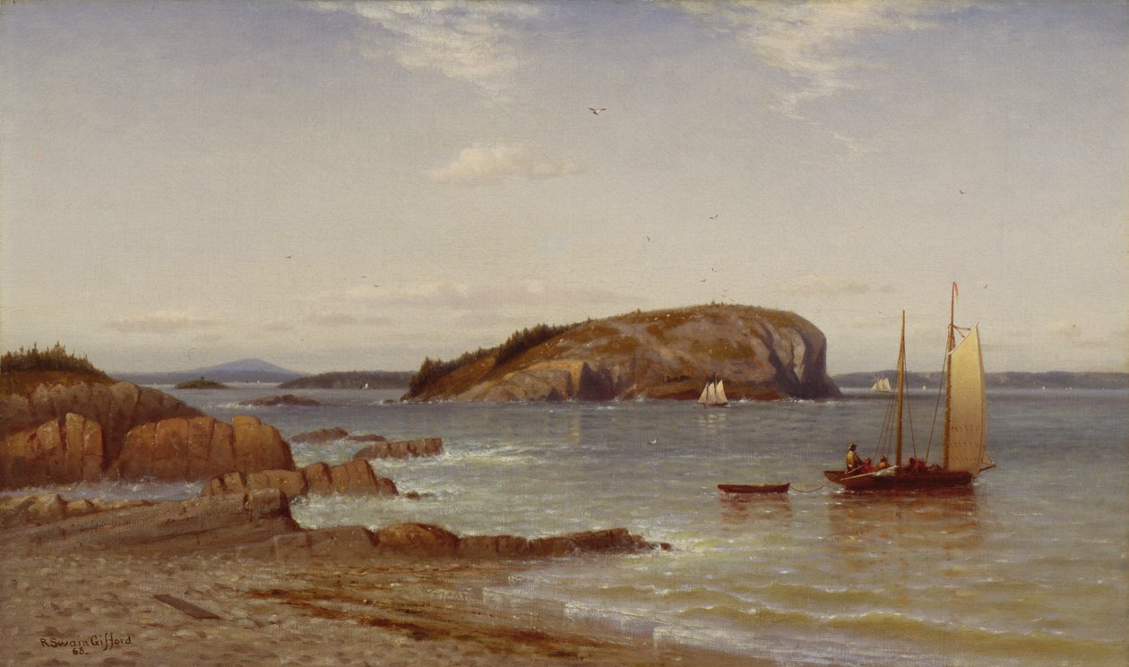 Bald Porcupine Island, 1868 av Robert Swain Gifford
