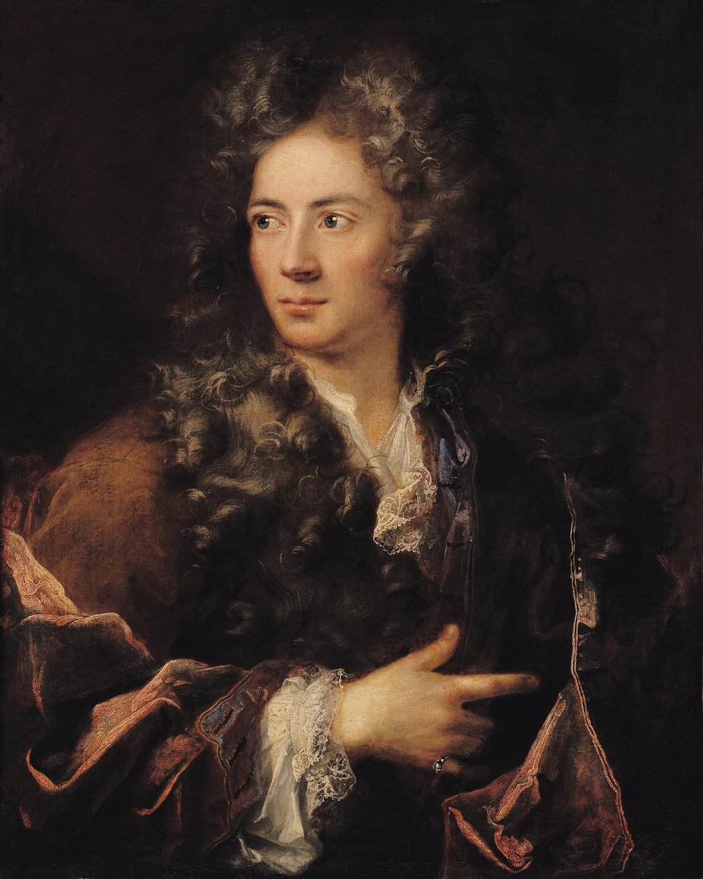 Portrett av Gerard Audran (1640-1703) av Robert Tournieres