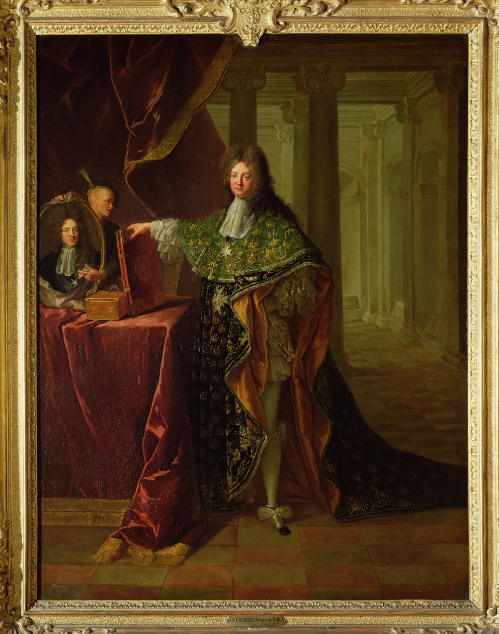 Portrett av Jean-Baptiste Colbert, markis de Torcy (1655-1746) av Robert Tournieres