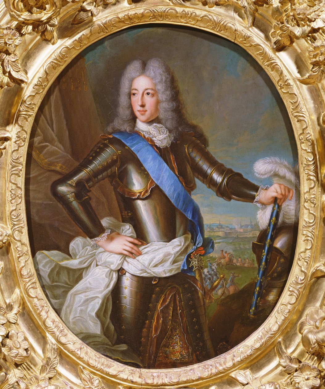 Portrett av Louis-Henri de Bourbon, prins av Condé av Robert Tournieres