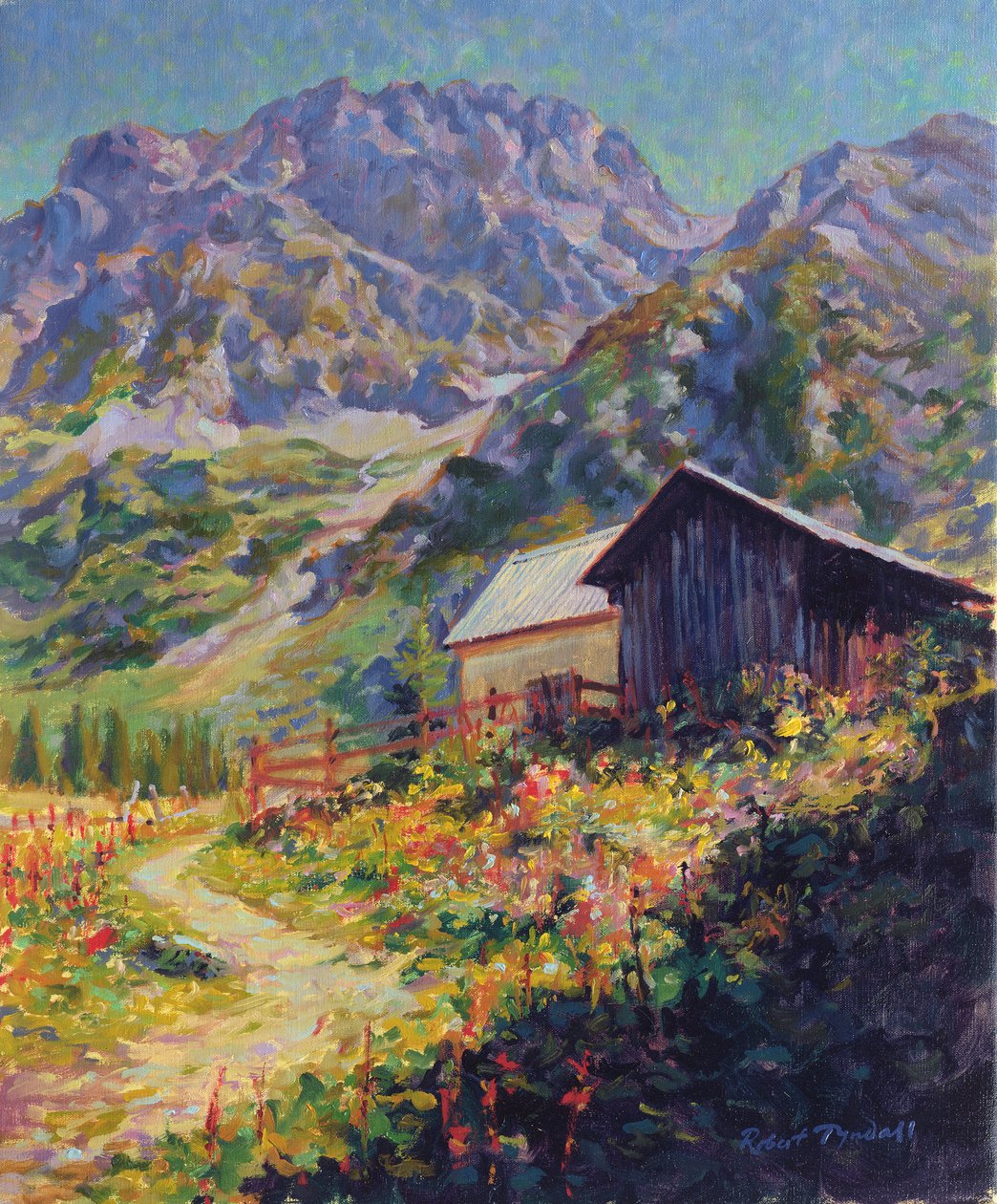 Høye Alpene, Frankrike av Robert Tyndall