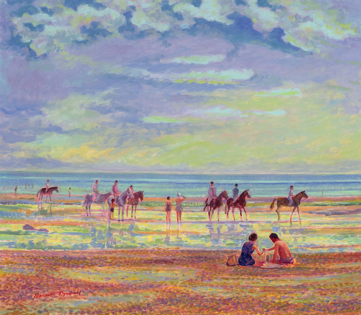 Ponnier på Ferring Beach av Robert Tyndall