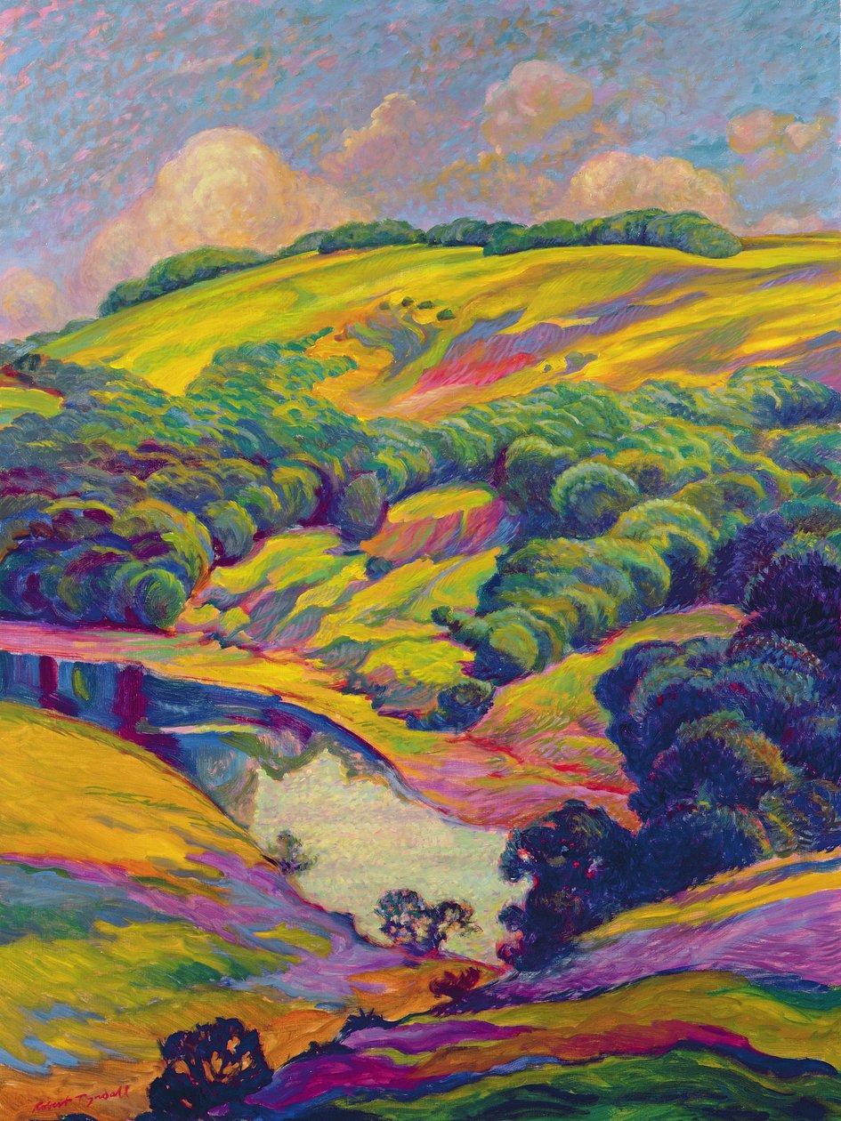 Utsikt over Arun, Sussex av Robert Tyndall