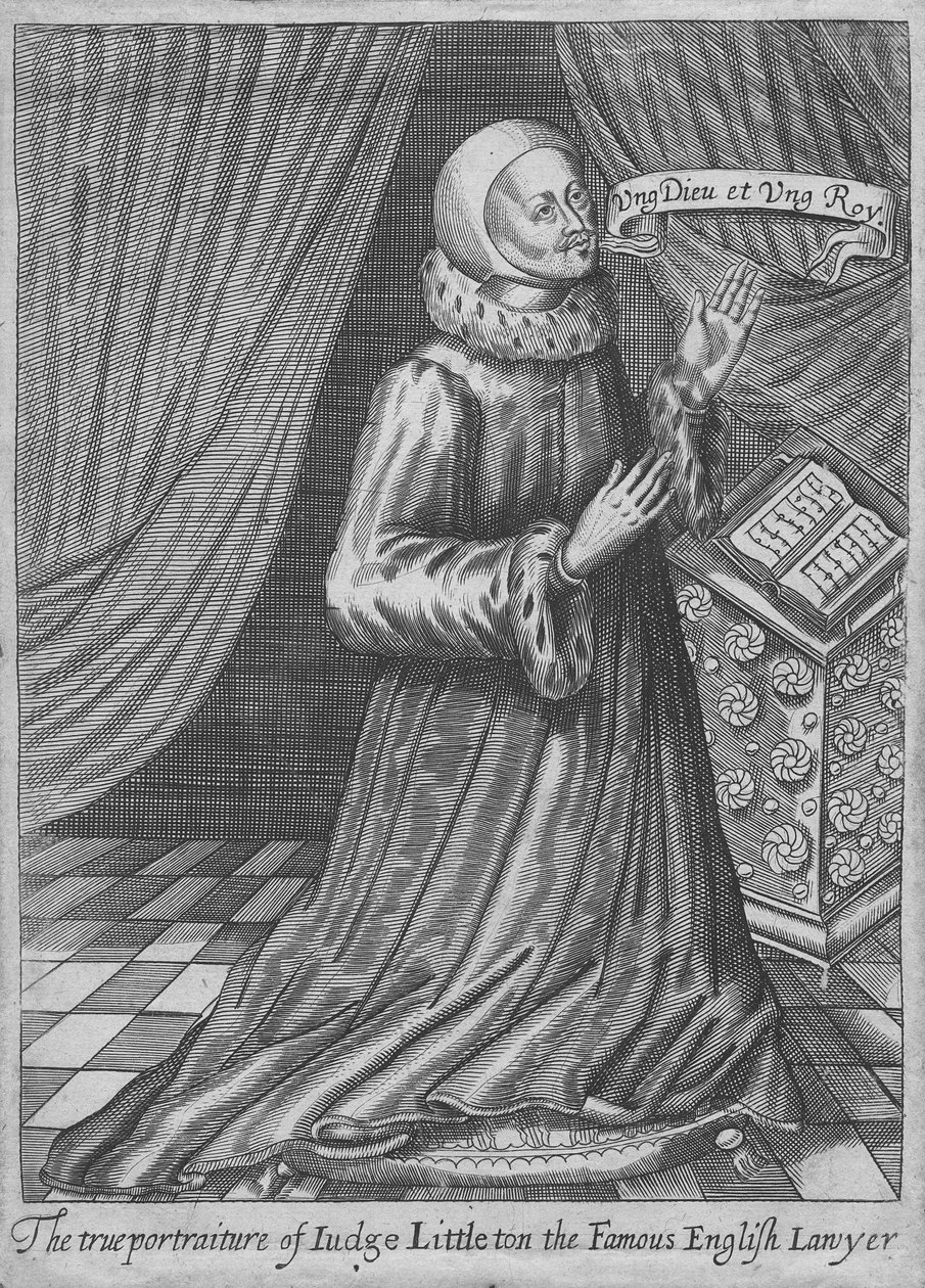 Dommer Thomas Littleton, 1628 av Robert Vaughan