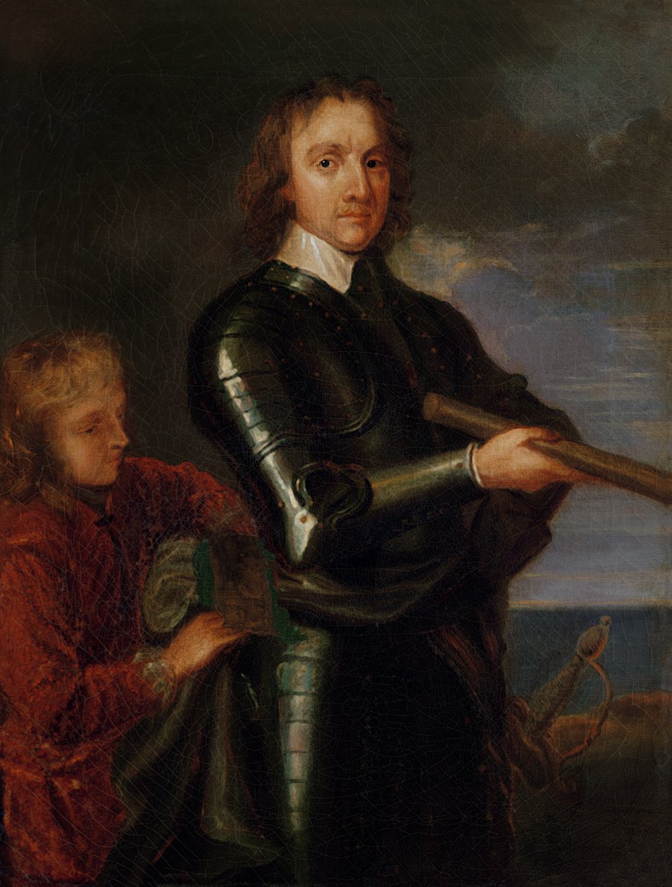 Portrett av Oliver Cromwell (1599-1658) av Robert Walker