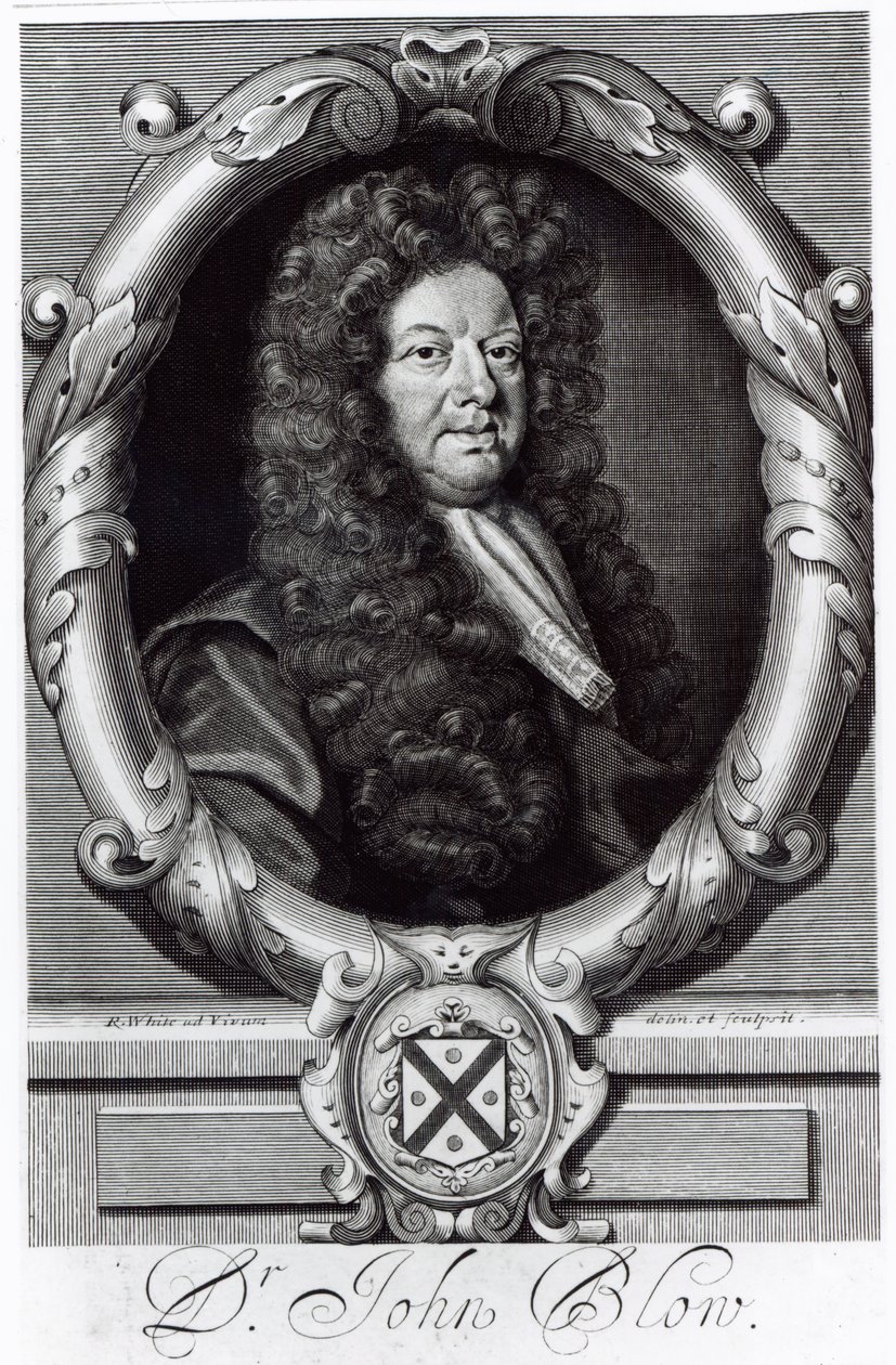 Portrett av John Blow (1649-1708) av Robert White