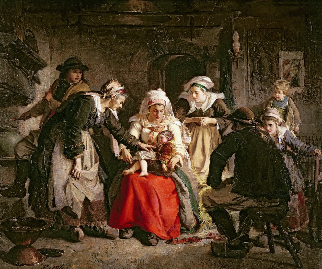 En bretonsk trollkvinne, 1872 av Robert Wylie