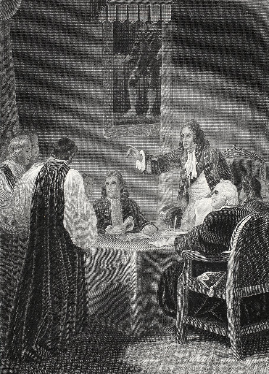 Biskopene foran Privy Council av Robert (after) Smirke