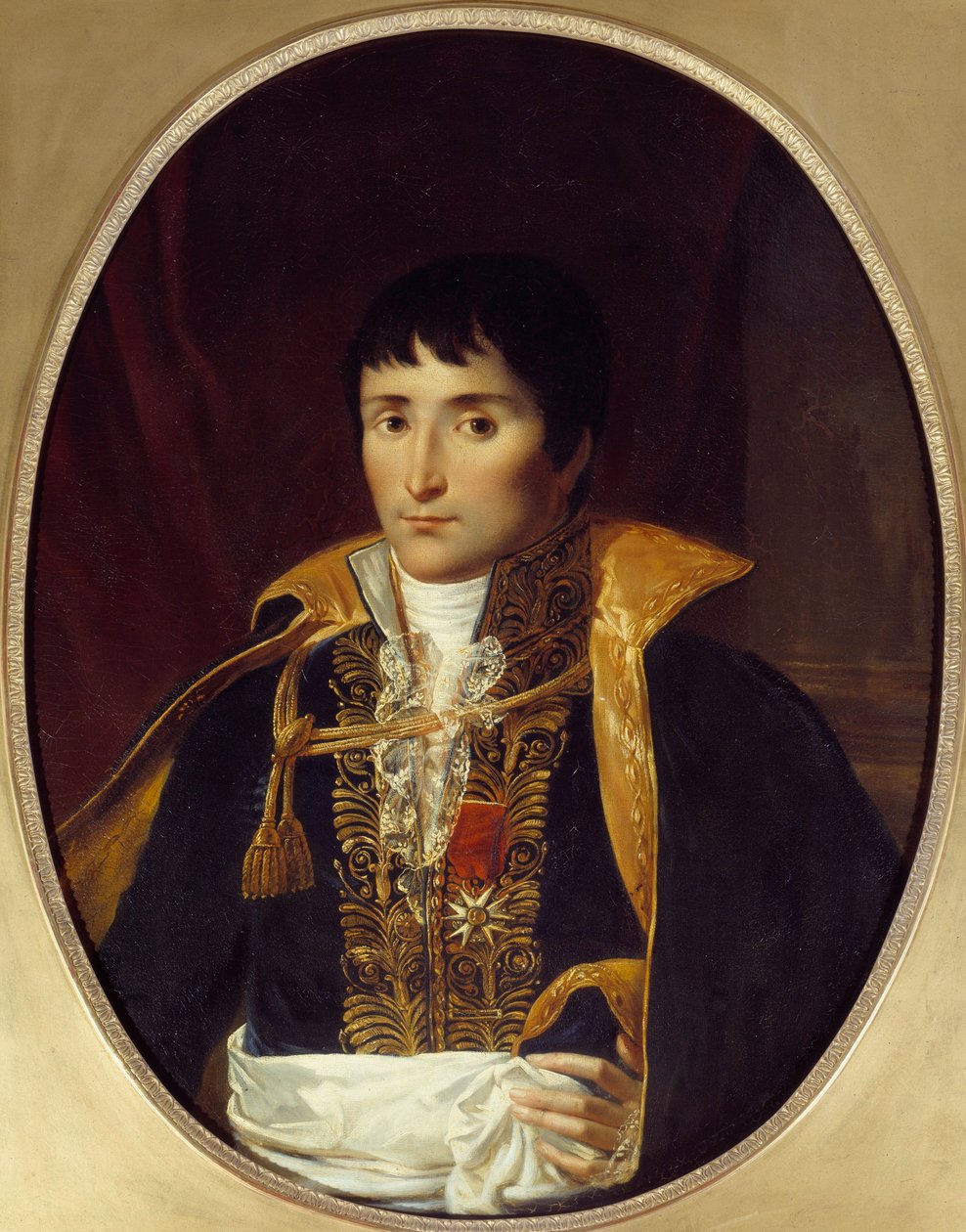 Portrett av Lucien Bonaparte (1775-1840). Maleri tilskrevet Robert Lefevre (1755-1830) Malmaison fra 1800-tallet, musee du chateau - Portrett av Lucien Bonaparte (1775-1840). Maleri tilskrevet Robert Lefevre (1755-1830) av Robert (attr. to) Lefevre