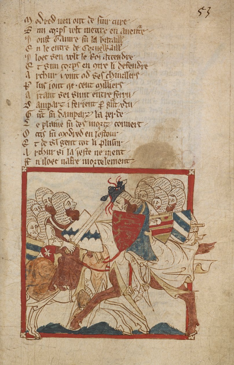 Arthur Mortally Wounded, illustrasjon fra 