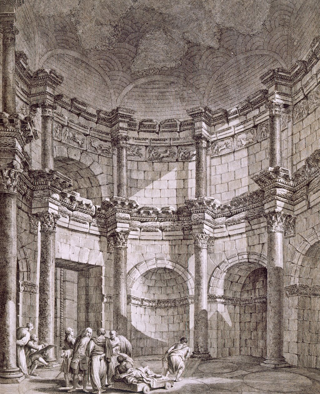 The Temple of Jupiter, pub. 1764. av Robert Adam