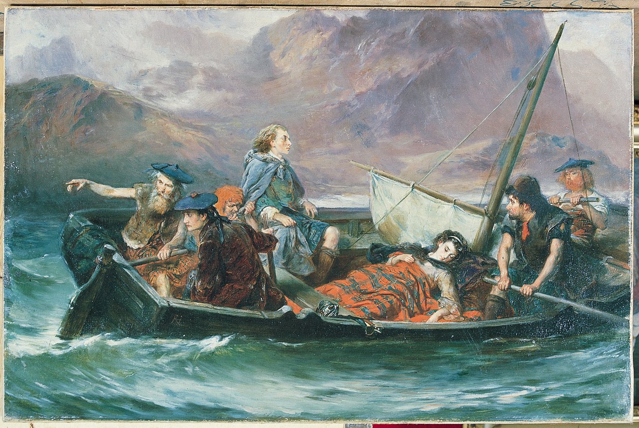 Under vandringen til Charles Edward Stuart (olje på lerret) av Robert Alexander Hillingford