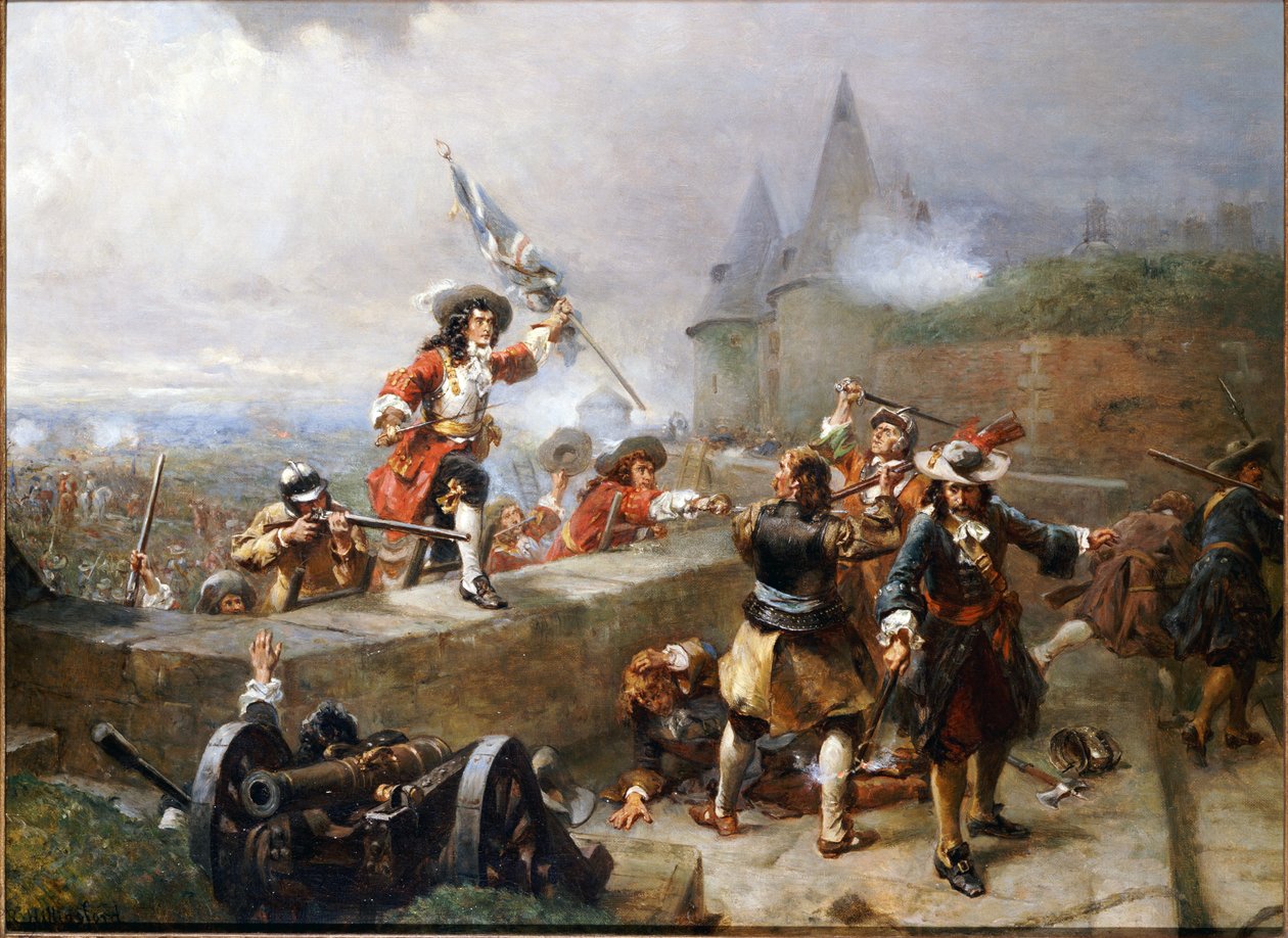 Storming the Battlements av Robert Alexander Hillingford