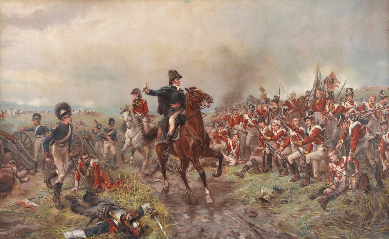 Wellington ved Waterloo av Robert Alexander Hillingford