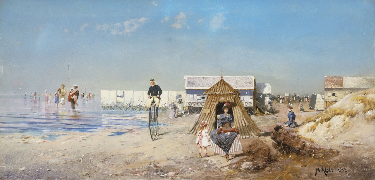 En sommerdag, 1888 av Robert Alott