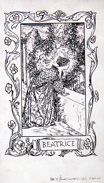 Beatrice, fra Shakespeares heltinner av Anna Murphy Jameson av Robert Anning Bell
