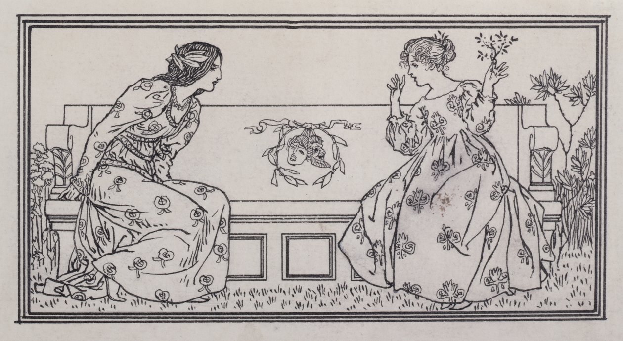 Helena og Hermia av Robert Anning Bell