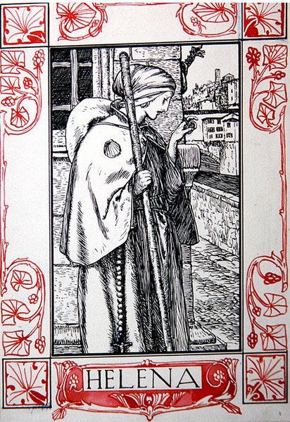 Helena, fra Shakespeares heltinner av Anna Murphy Jameson av Robert Anning Bell