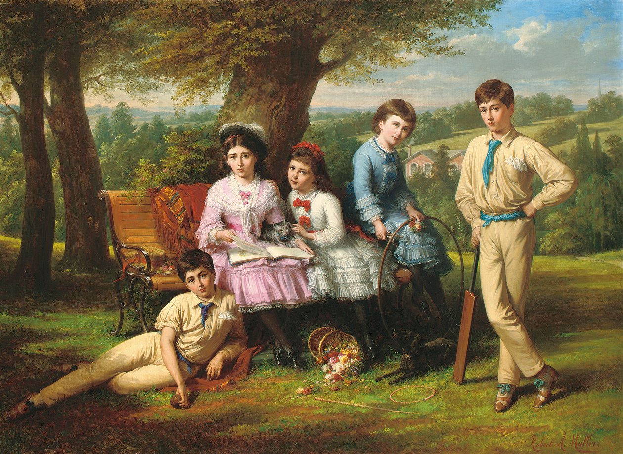 Johnston-barna av Robert Antoine Muller
