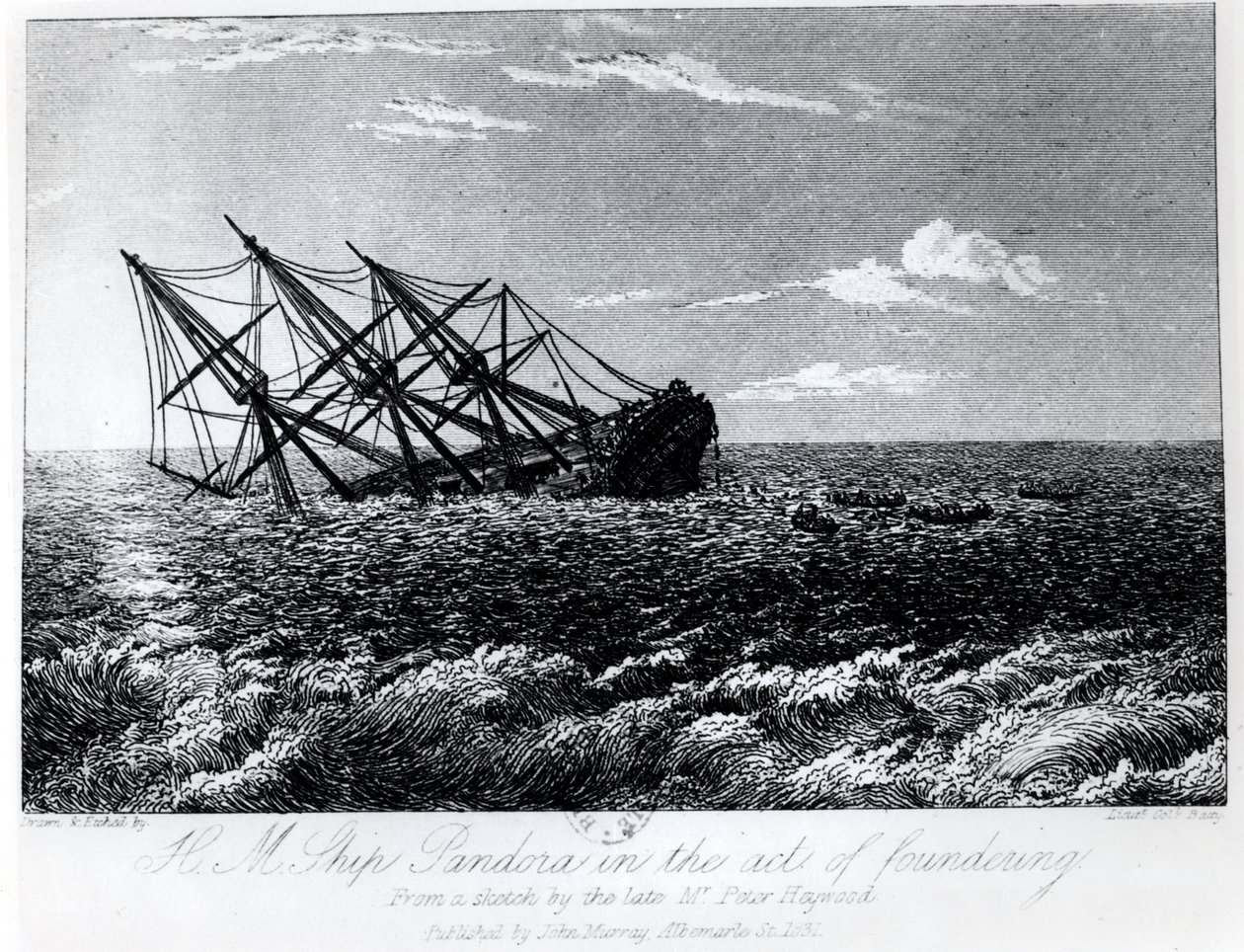 H.M. Pandora grunnlegger, fra 