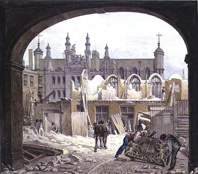 Blackwell Hall, King Street, Cheapside av Robert Blemell Schnebbelie