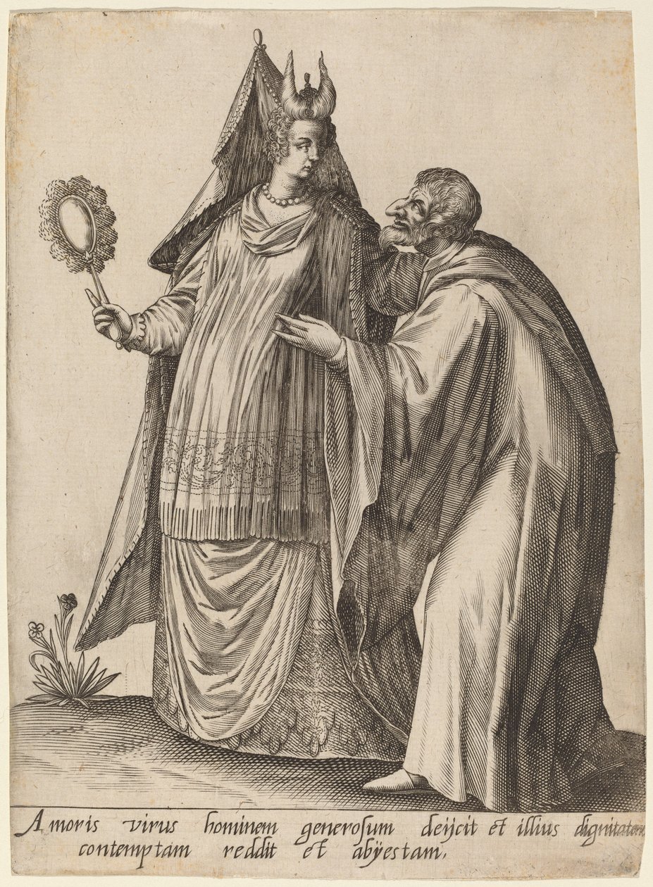 Elsker virus mann... av Robert Boissard after Jean Jacques Boissard