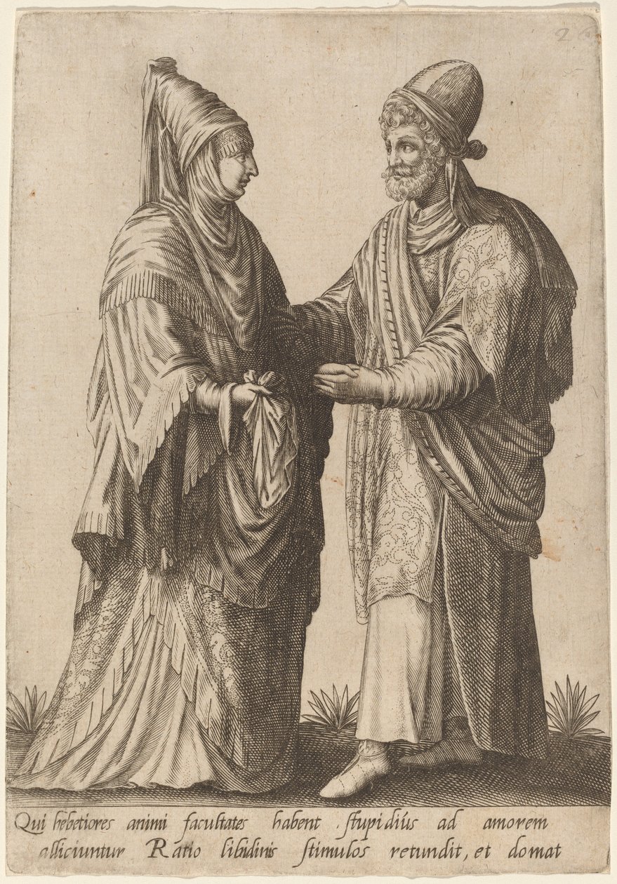 De som sløver mentale evner... av Robert Boissard after Jean Jacques Boissard