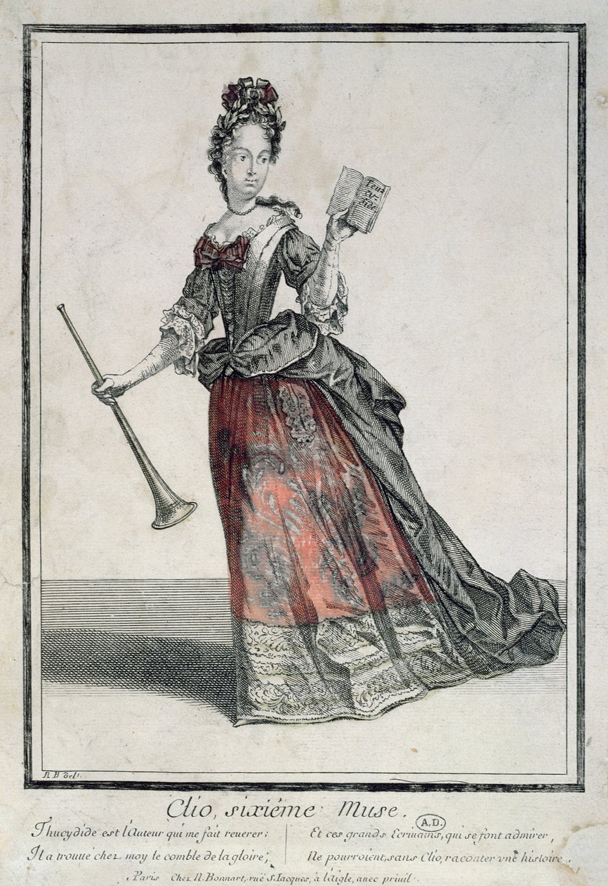 Clio, Muse of Epic Poetry and History av Robert Bonnart