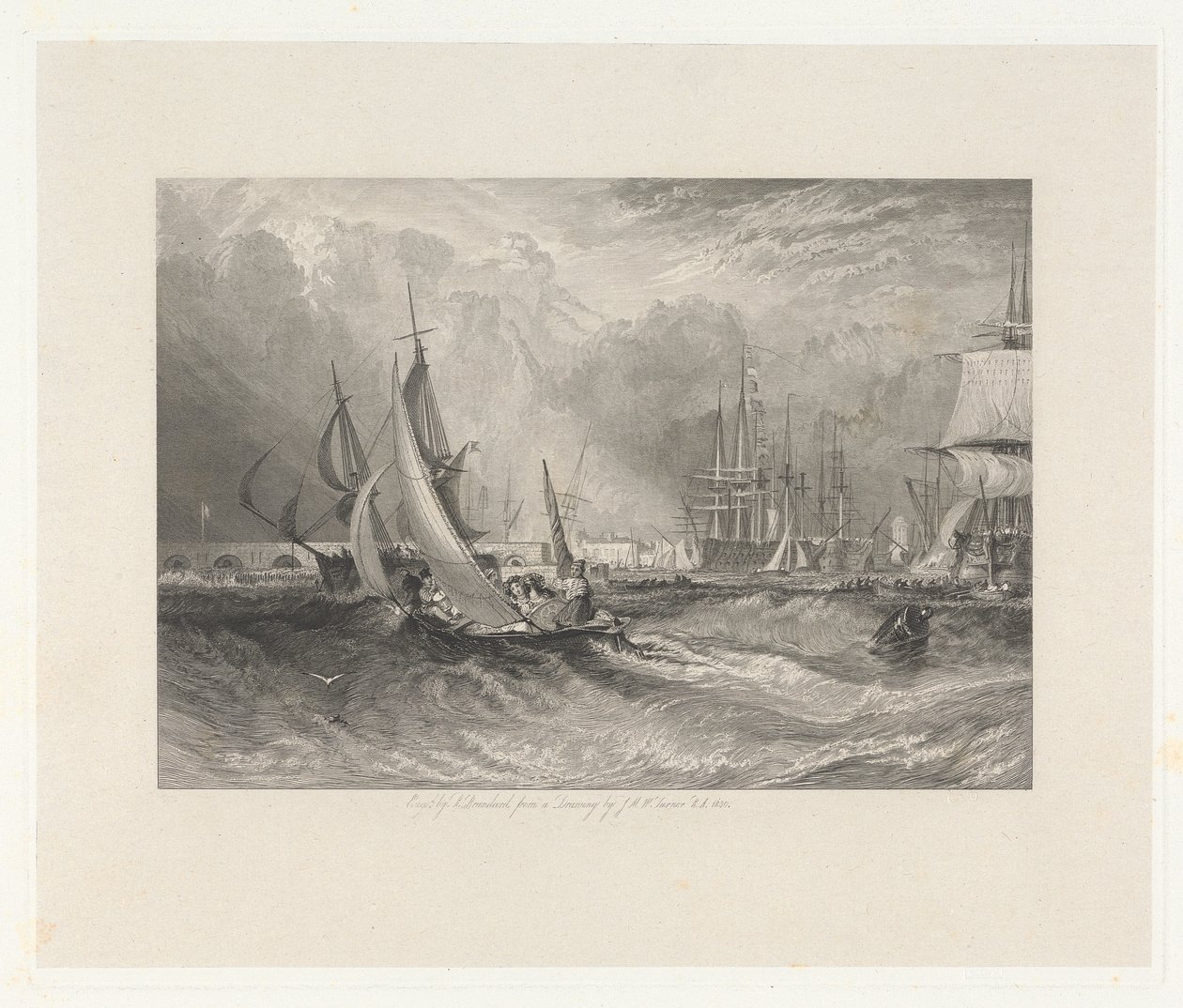 Gasport, inngang til Portsmouth havn av Robert Brandard