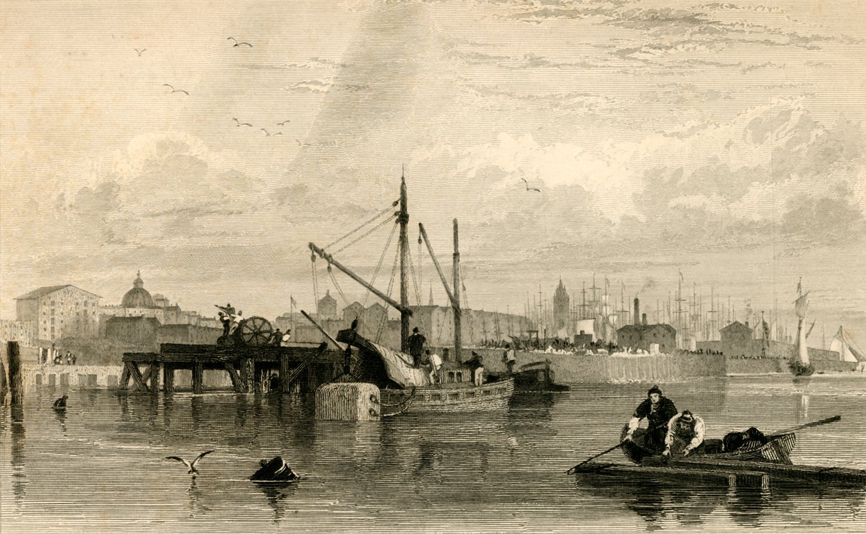 Liverpool, fra Mersey, nr. 1..., midten av 1800-tallet. av Robert Brandard