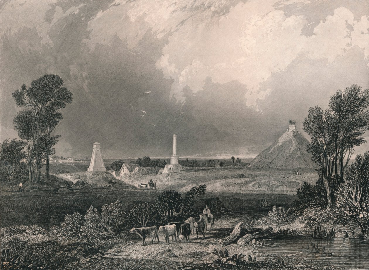 Plains of Waterloo, midten av 1800-tallet. av Robert Brandard