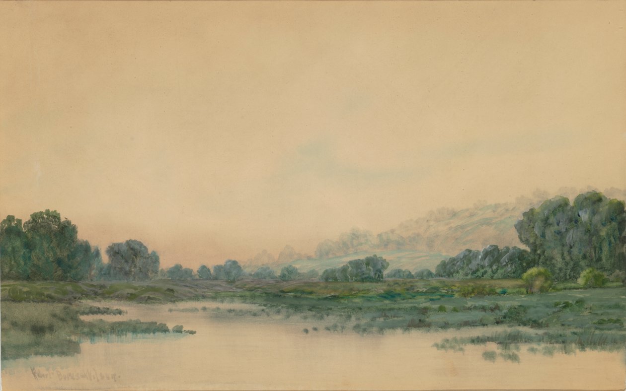 Smoke from the City, slutten av 1800-begynnelsen av 1900-tallet. av Robert Burns Wilson