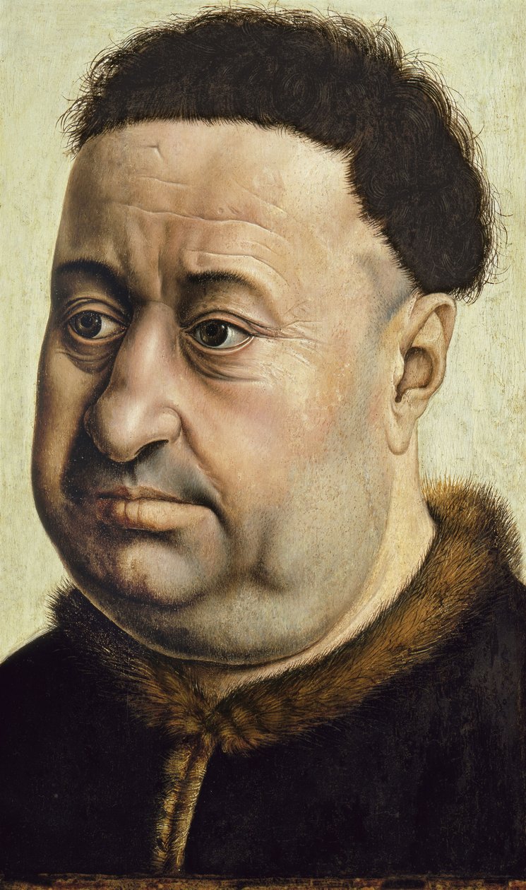 Portrett av en mann Robert de Masmines, ca. 1425 av Robert Campin