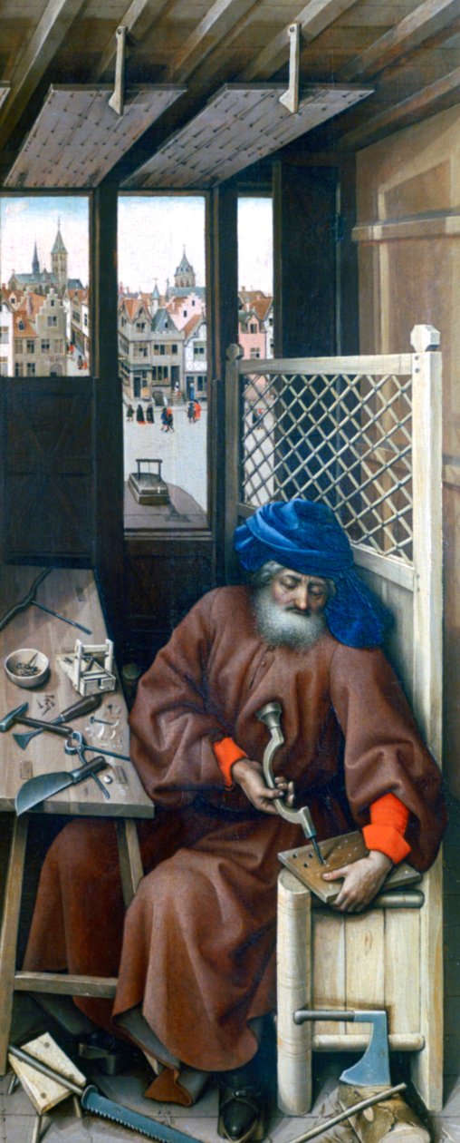 St Joseph, c1425 av Robert Campin